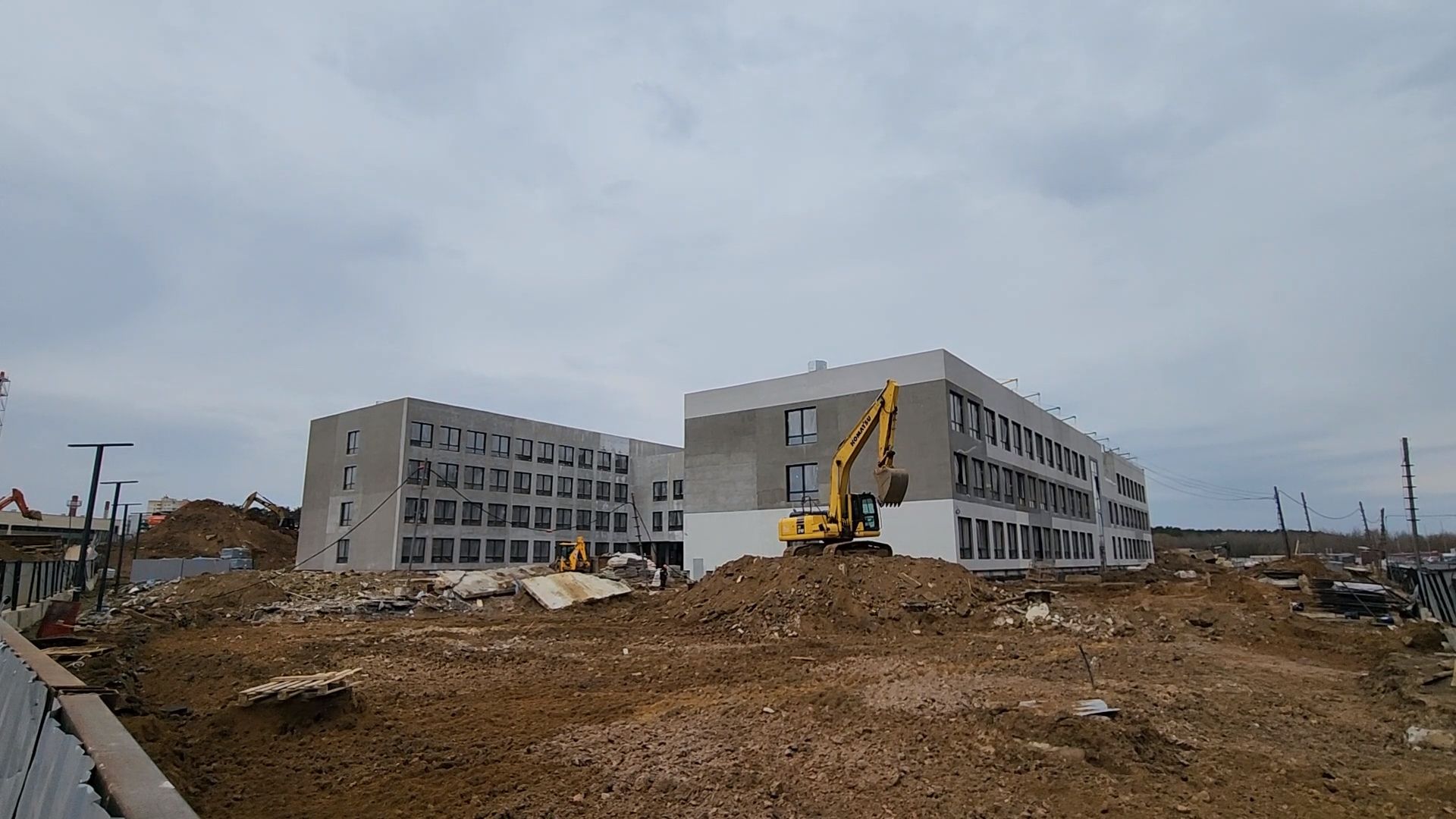 одинцово, Заречье, строительство, школа, самолет,