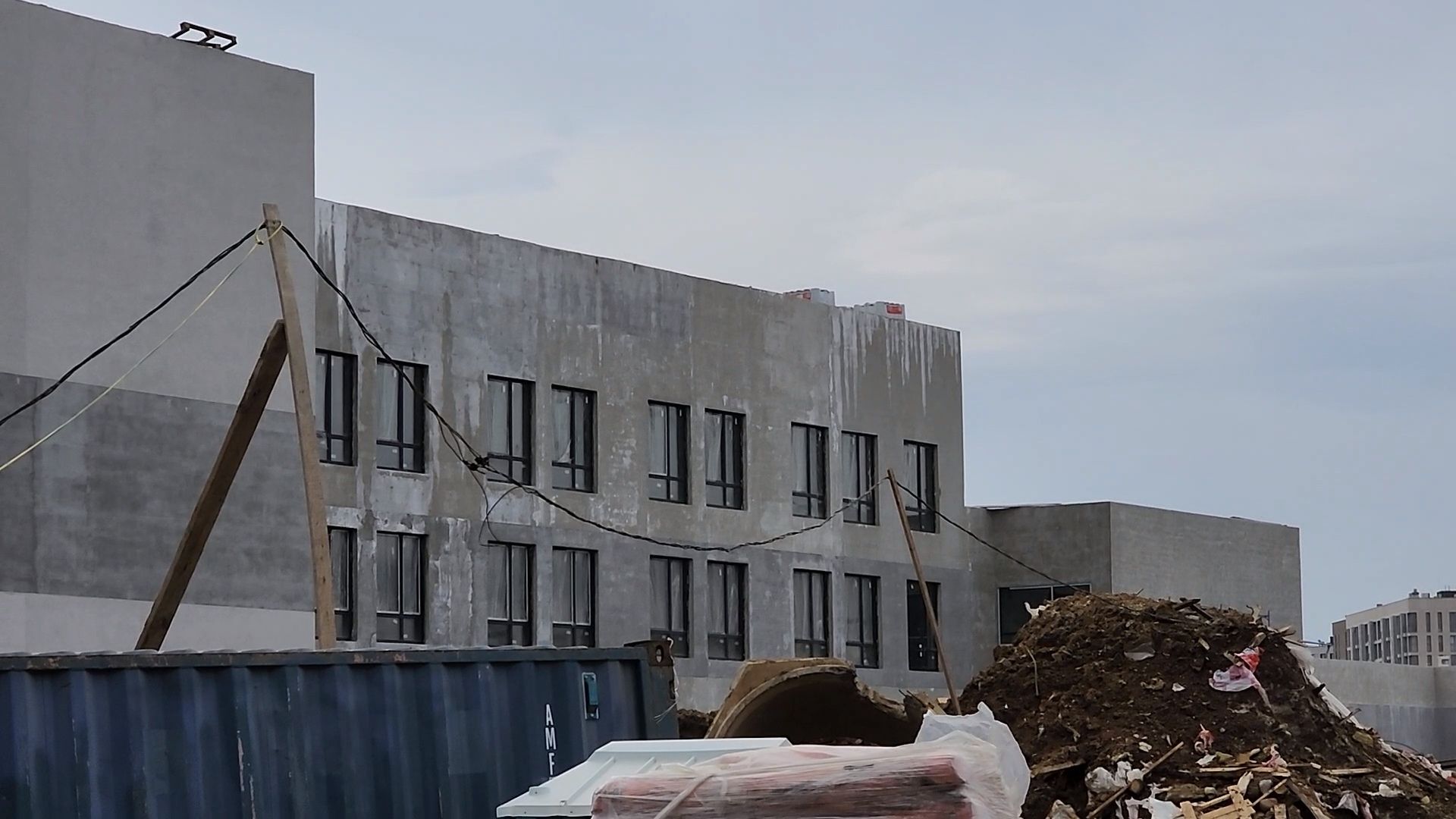 одинцово, Заречье, строительство, школа, самолет,