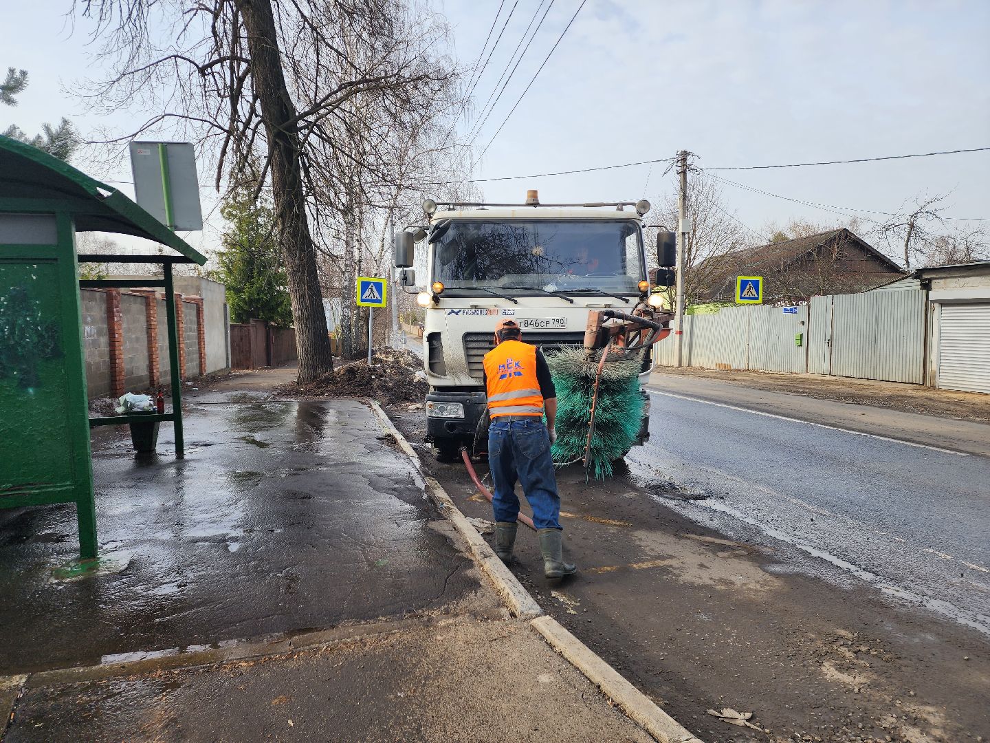пушкино, дорожное хозяйство, уборка мусора,