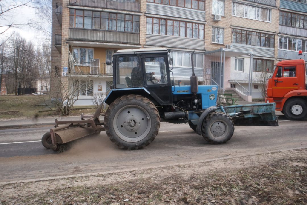 Пущино, благоустройство, уборка, весна, Подмосковье