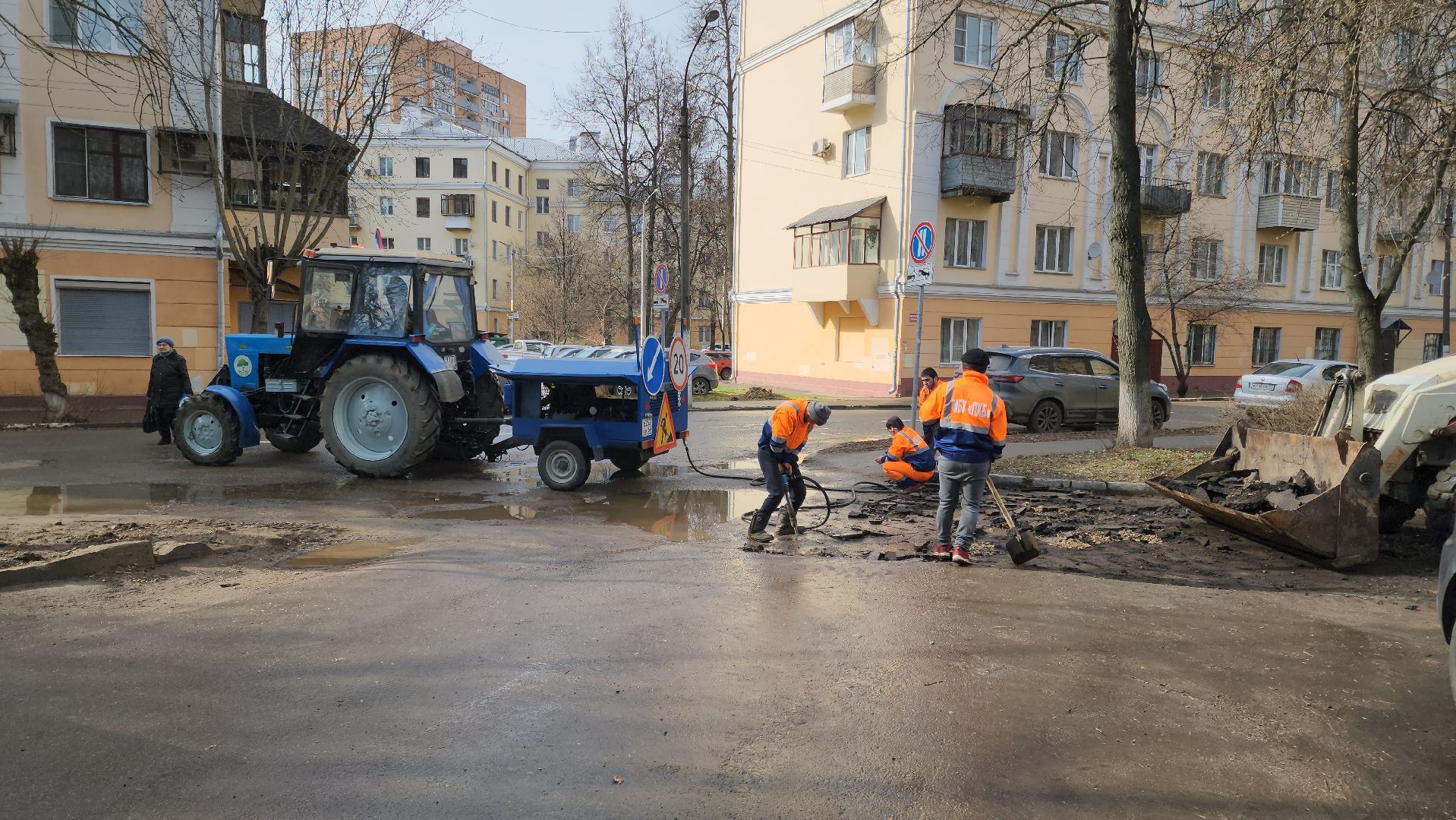 Подольск, Ямочный ремонт, Дороги, коммунальная служба,