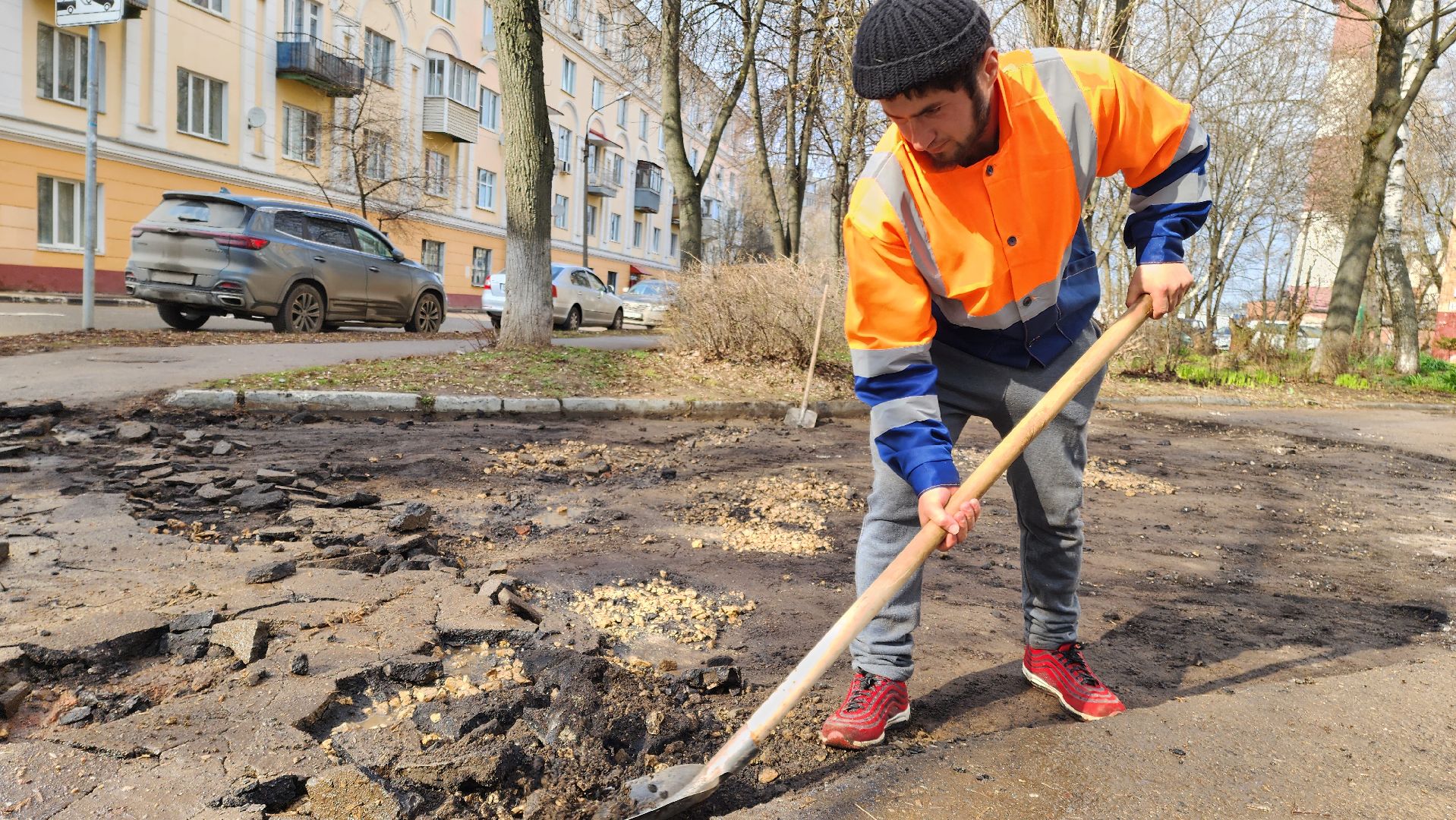 Подольск, Ямочный ремонт, Дороги, коммунальная служба,