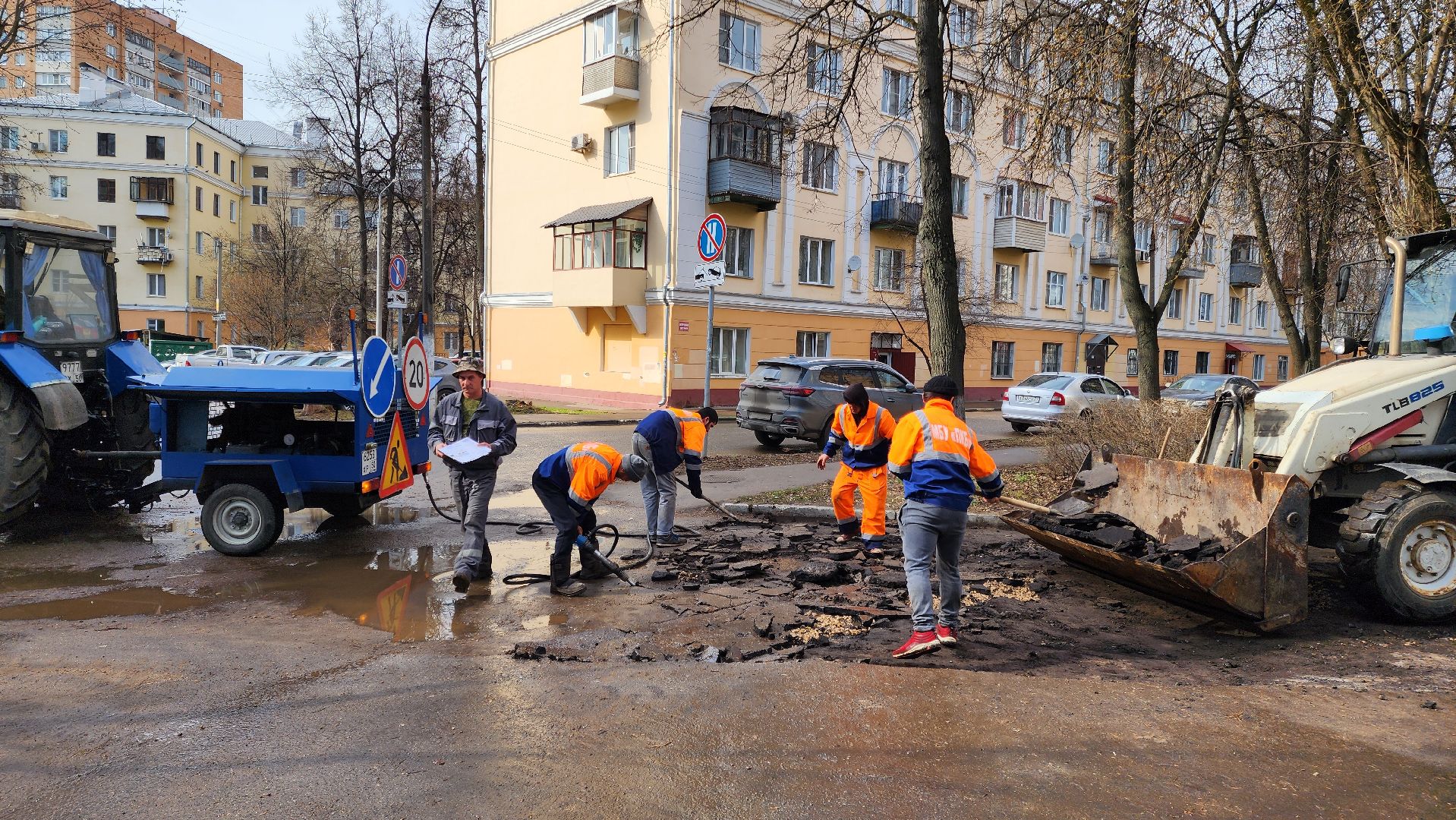 Подольск, Ямочный ремонт, Дороги, коммунальная служба,