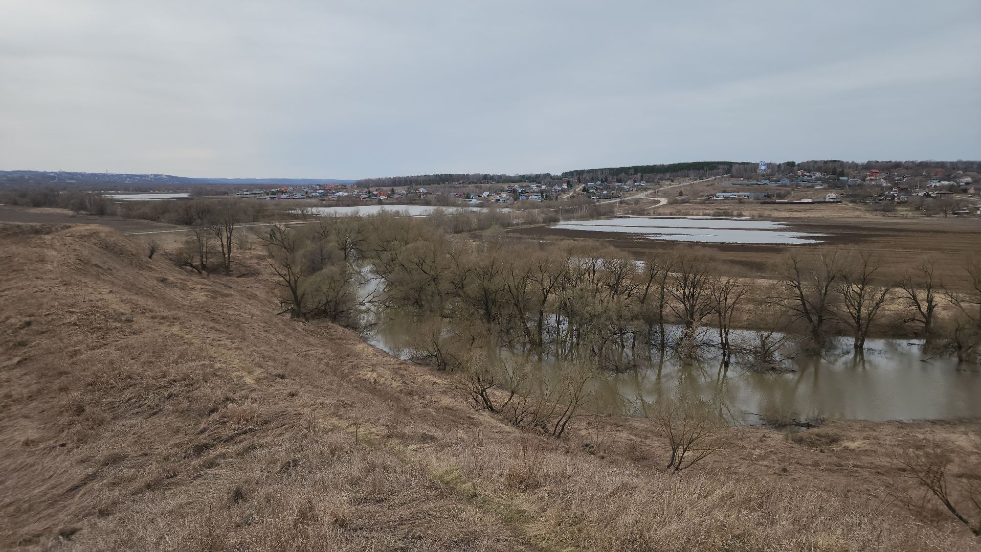 ступино, паводок, разлив оки,