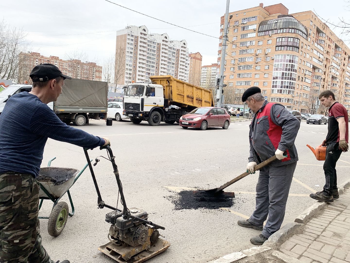 Балашиха, Подмосковье, ямочный ремонт, ямы, ремонт дорог,