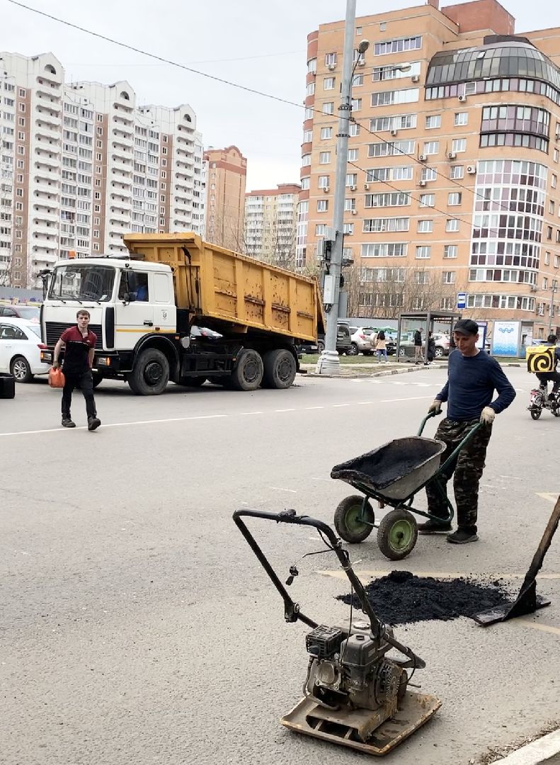 Балашиха, Подмосковье, ямочный ремонт, ямы, ремонт дорог,
