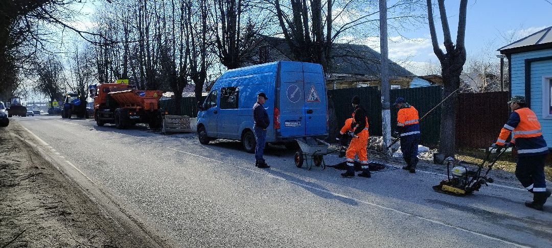 Ямочный ремонт, Бронницы