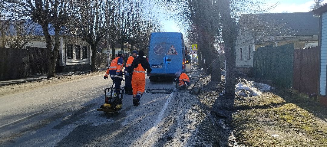 Ямочный ремонт, Бронницы