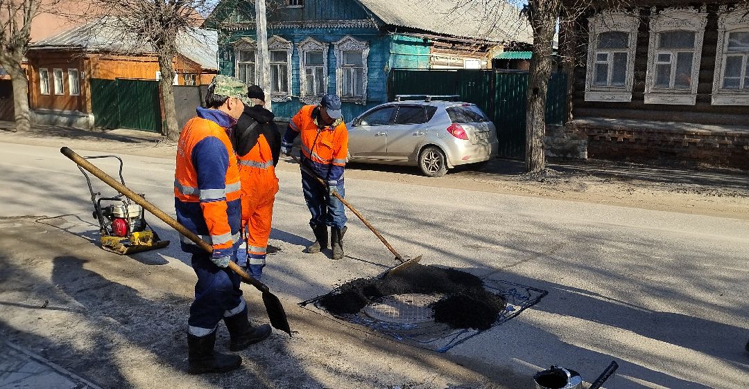 Ямочный ремонт, Бронницы