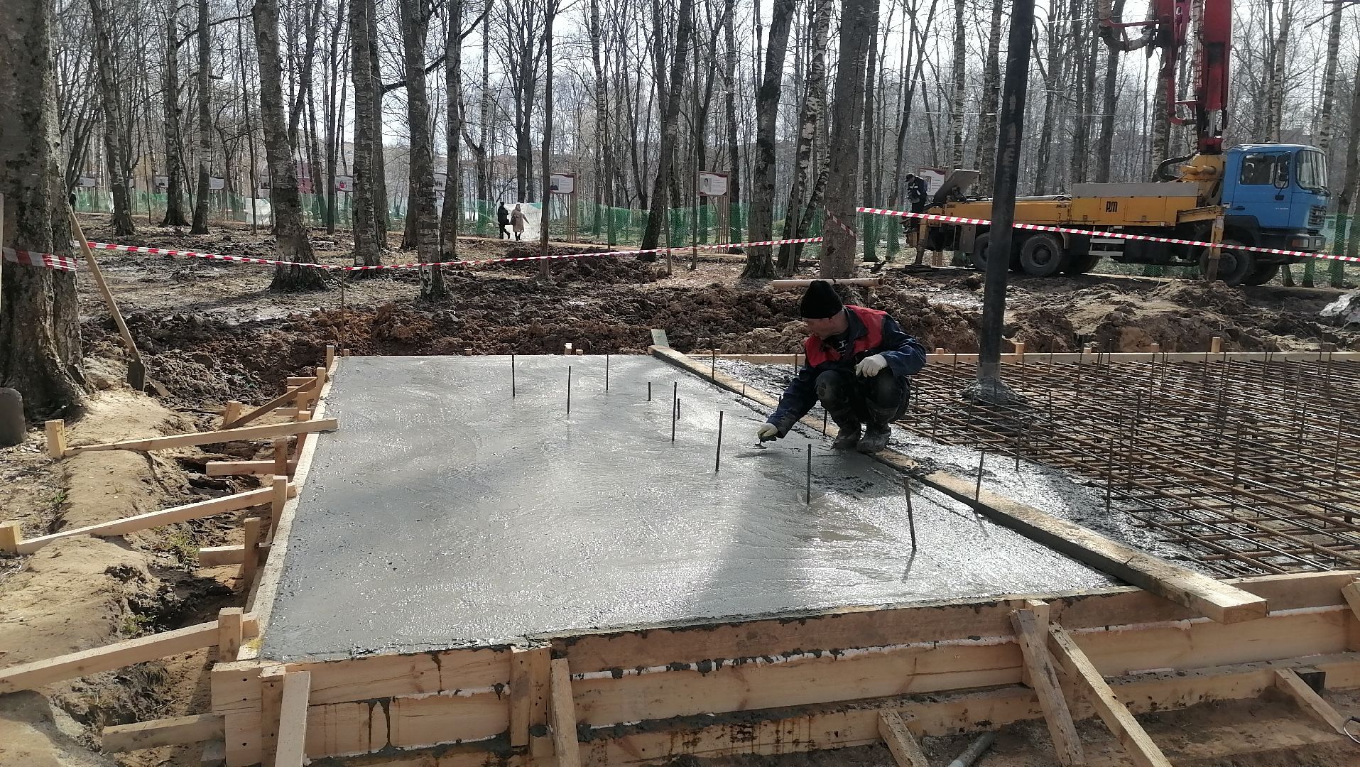 Парк, благоустройство, лобня