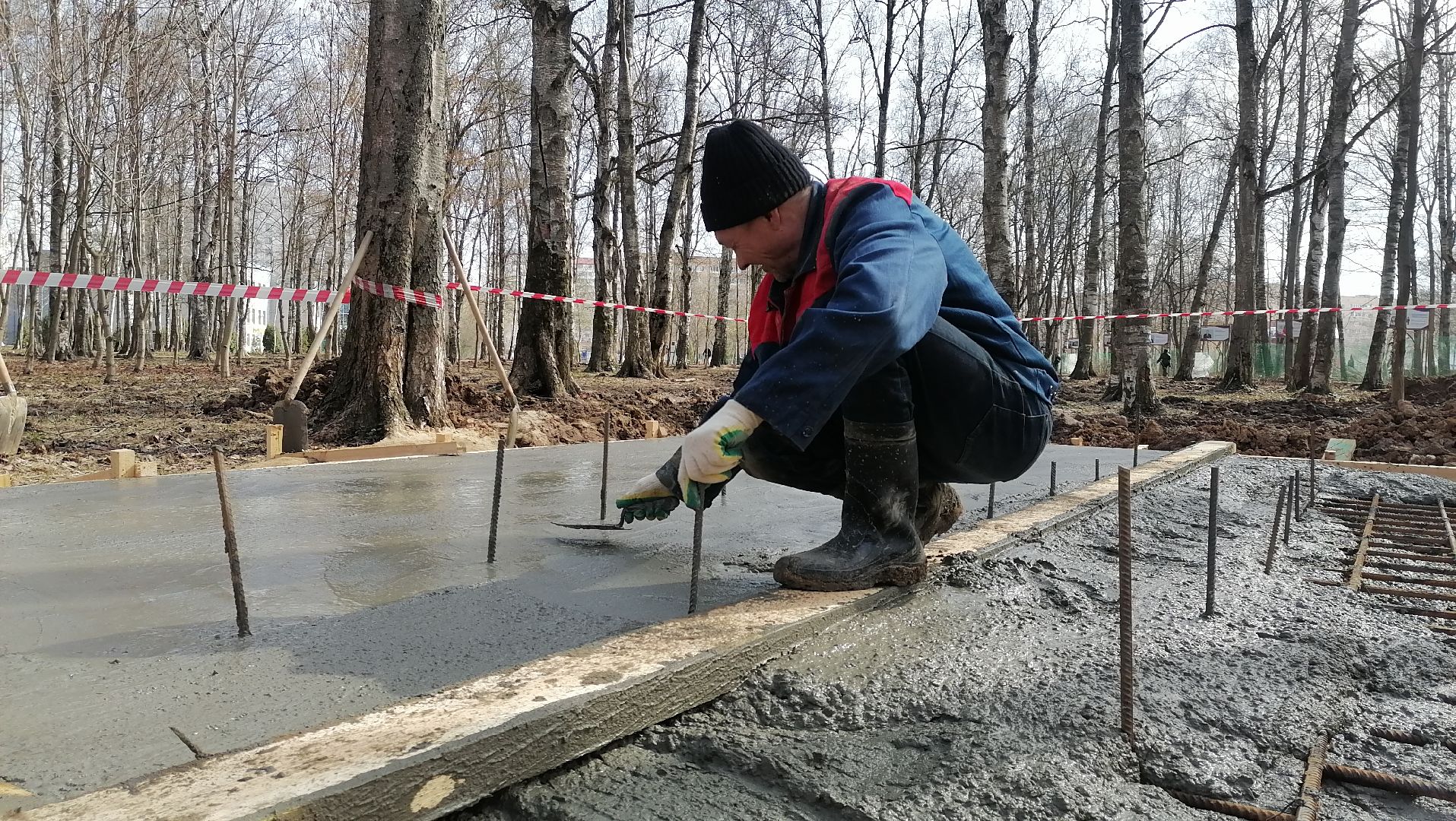 Парк, благоустройство, лобня