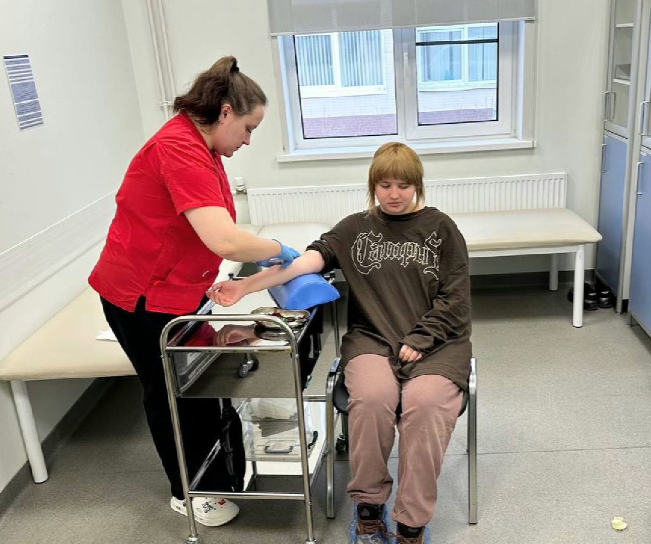 Диспансеризация, Домодедово, Здравоохранение, Профосмотр, Медосмотр, Подмосковье, СЖР, Союз женщин России, Врач, прием жителей, Блок диспансеризации, Здоровье Подмосковью,