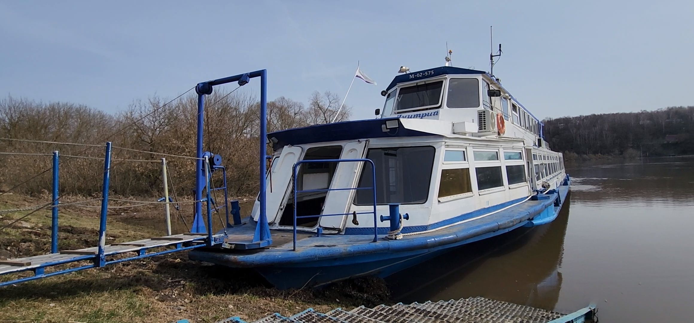 Коломна, Озеры, паводок, разлив реки, теплоход,