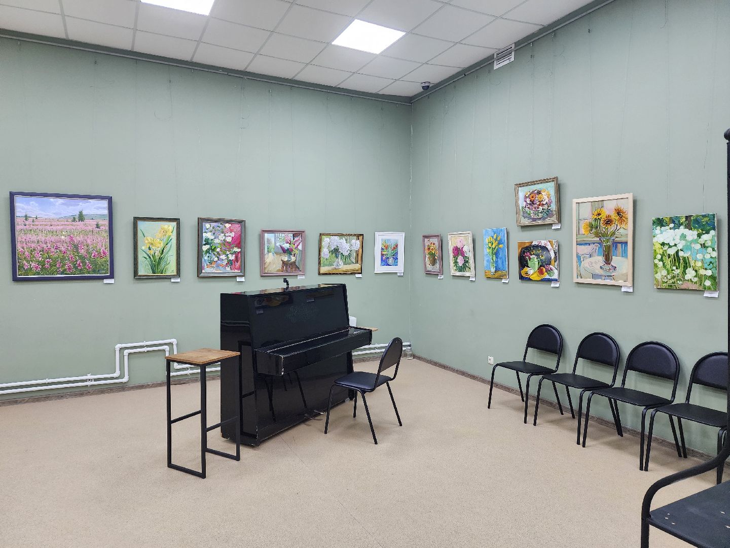 пушкино, дом художника, экспозиция, весна, живопись,