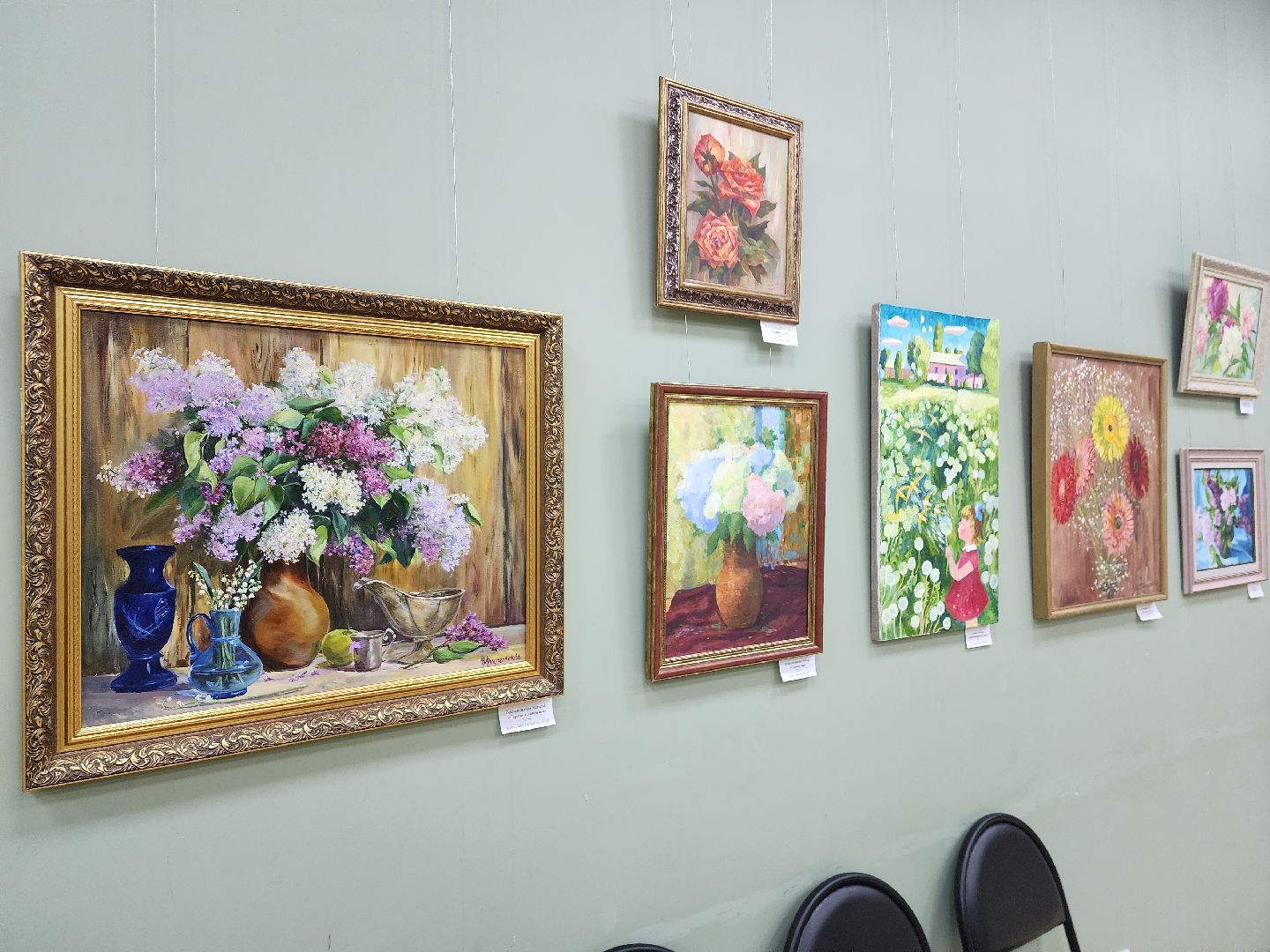 пушкино, дом художника, экспозиция, весна, живопись,