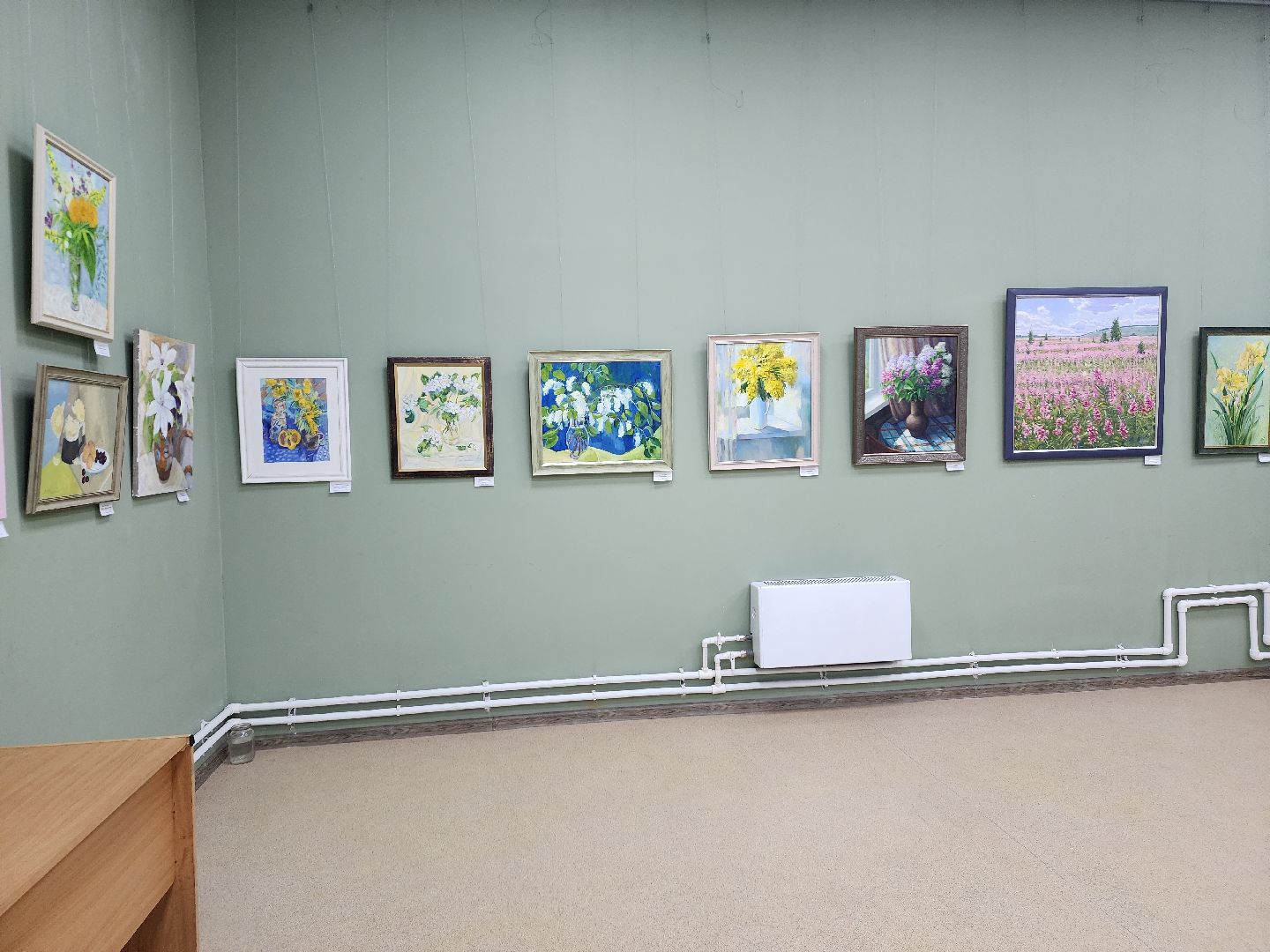 пушкино, дом художника, экспозиция, весна, живопись,