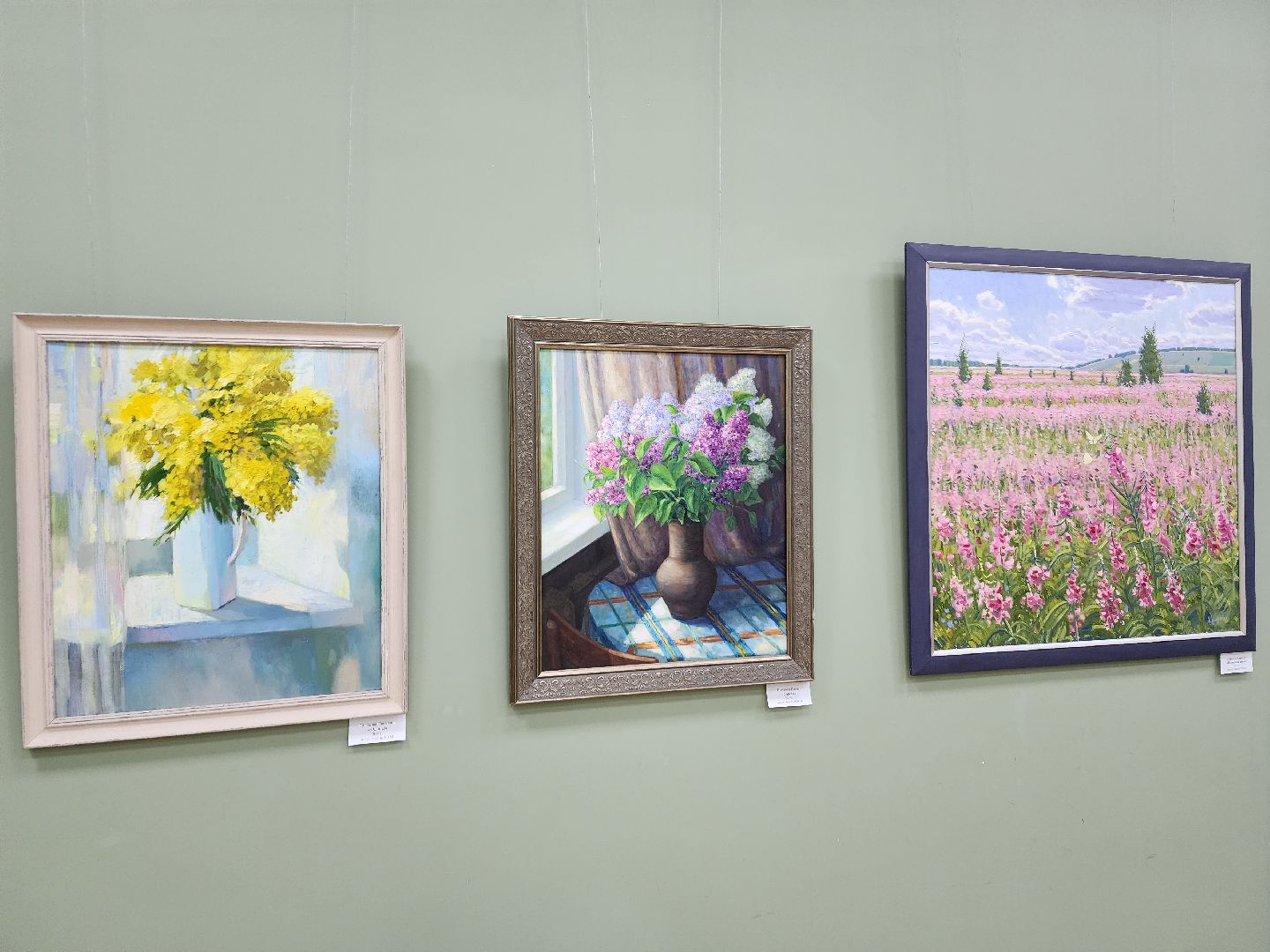 пушкино, дом художника, экспозиция, весна, живопись,