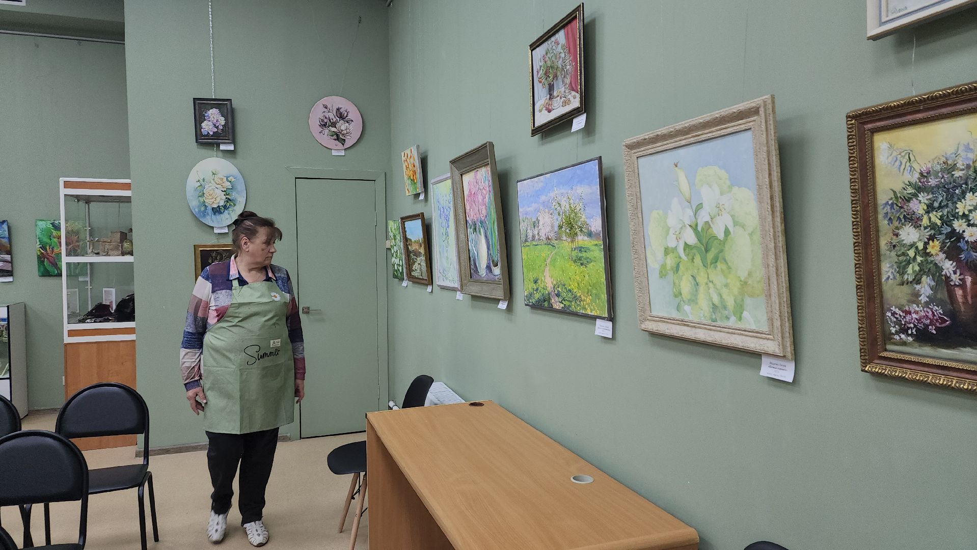 пушкино, дом художника, экспозиция, весна, живопись,