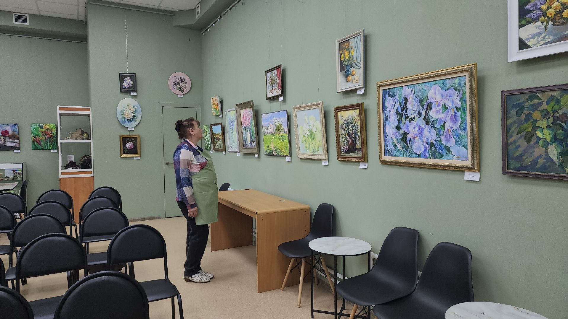 пушкино, дом художника, экспозиция, весна, живопись,