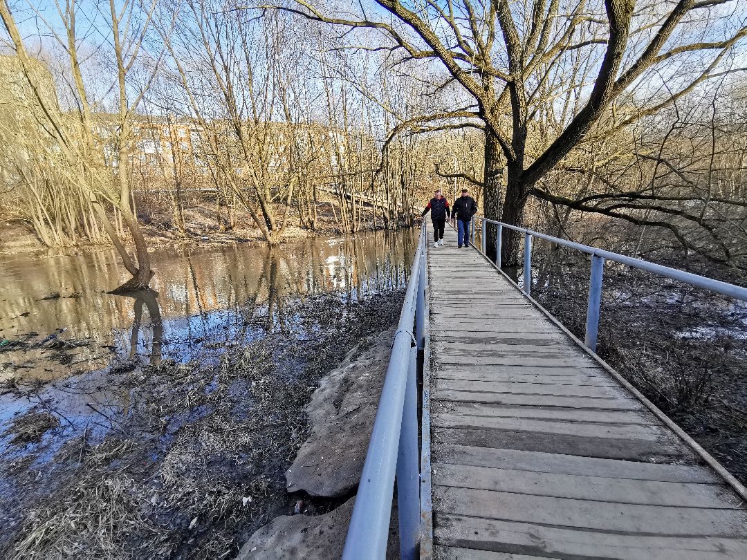 Подольск, мост, настил