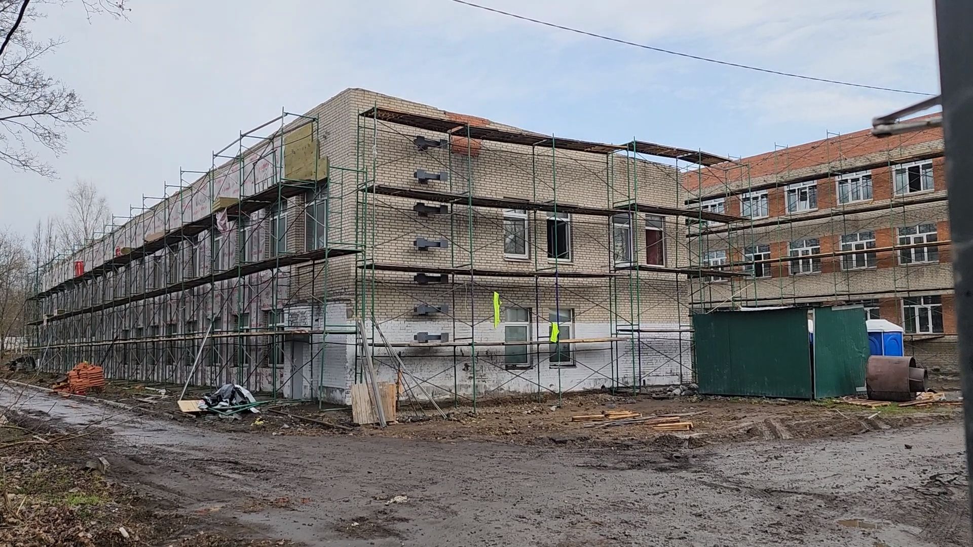 одинцово, капитальный ремонт, школа, фасад, большие вяземы,