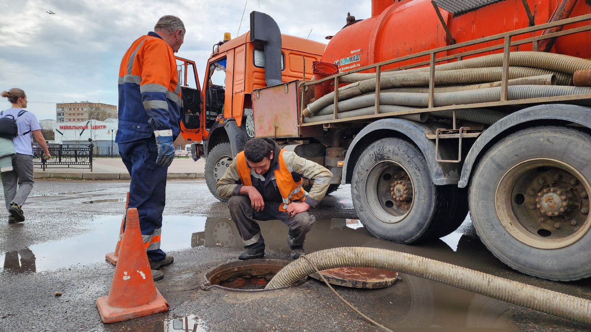Ливневки, Подольск, Мосавтодор, Водоотвод,