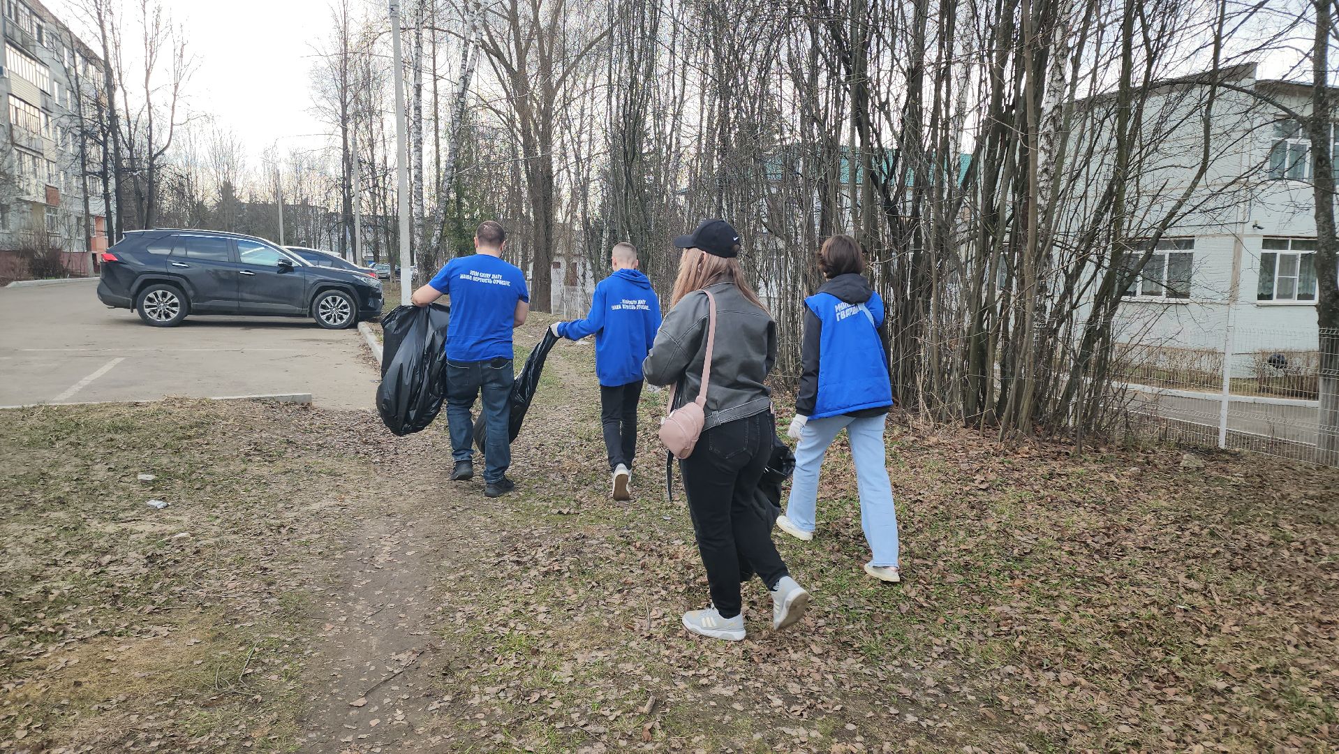 кашира, молодая гвардия, волонтеры, уборка, субботник, мусор, кашира-3,