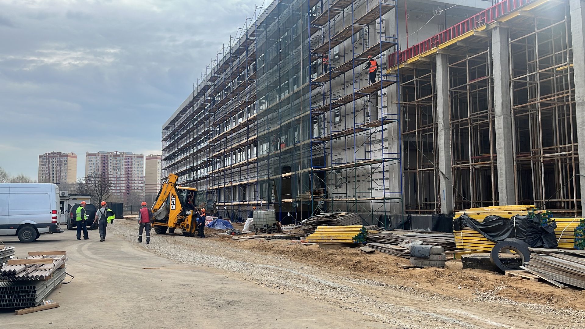 строительство, строительство школы, школа, новая школа,