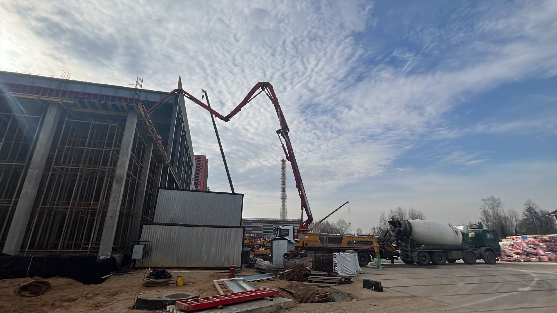 строительство, строительство школы, школа, новая школа,