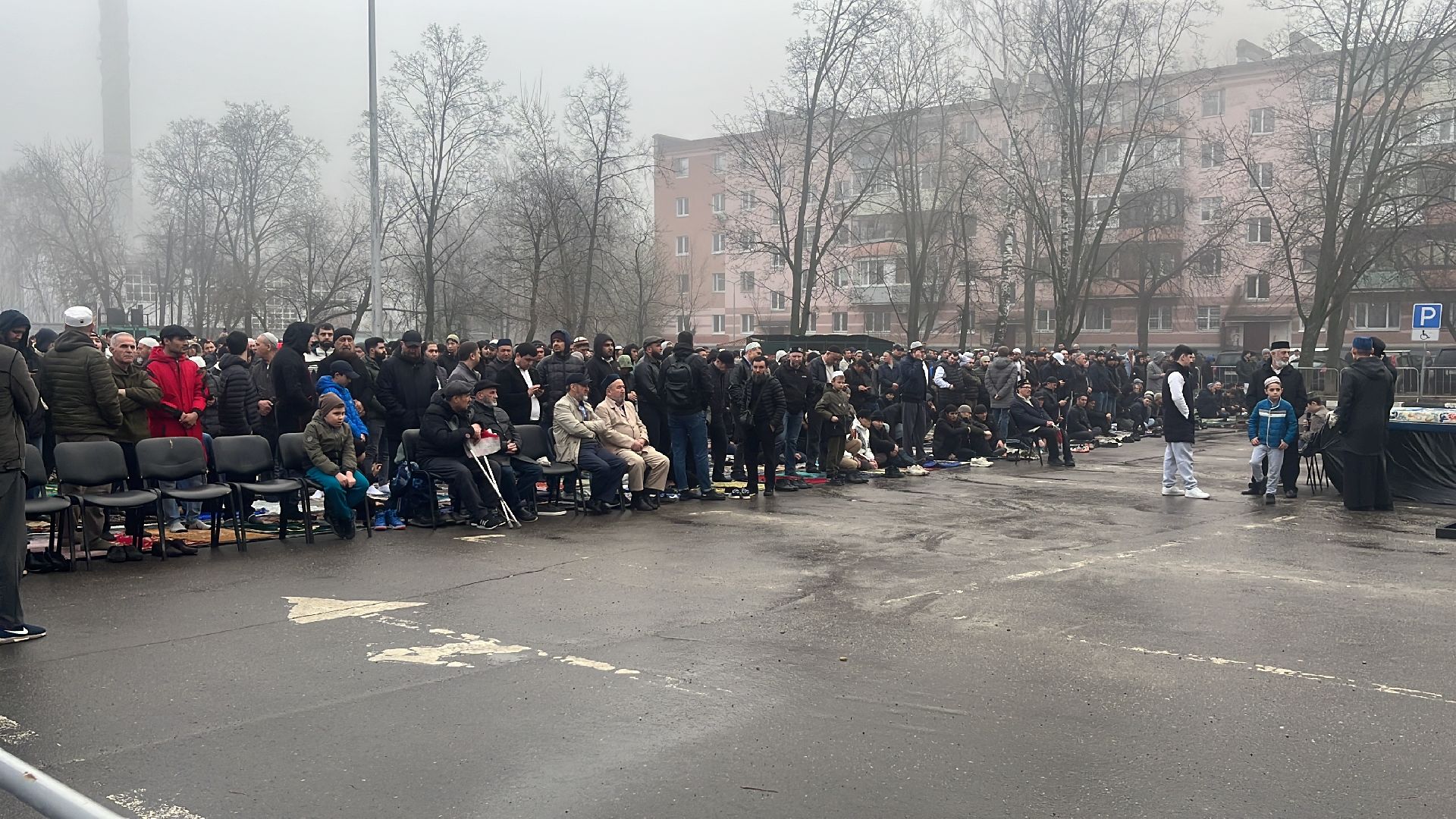 ураза-байрам, мусульманская община, праздник, молитва, намаз,