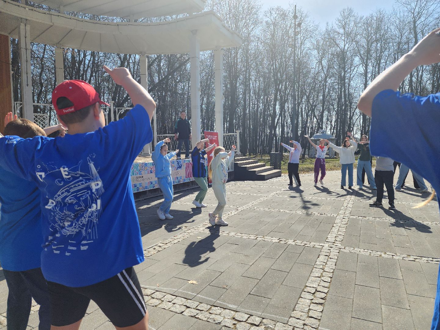 воскресенск, молодежь, зарядка, зож, парк кривякино, день космонавтики