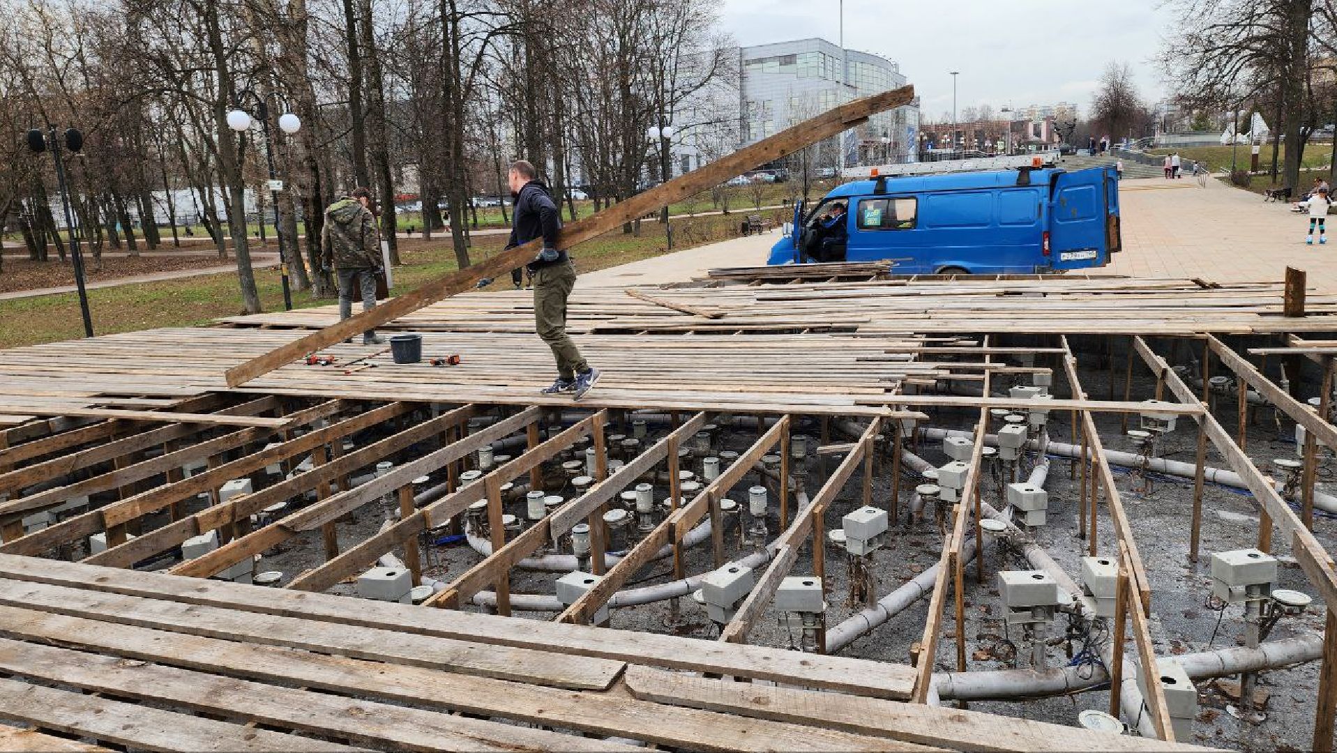 люберцы, Светомузыкальный фонтан, Центральный парк Люберец,