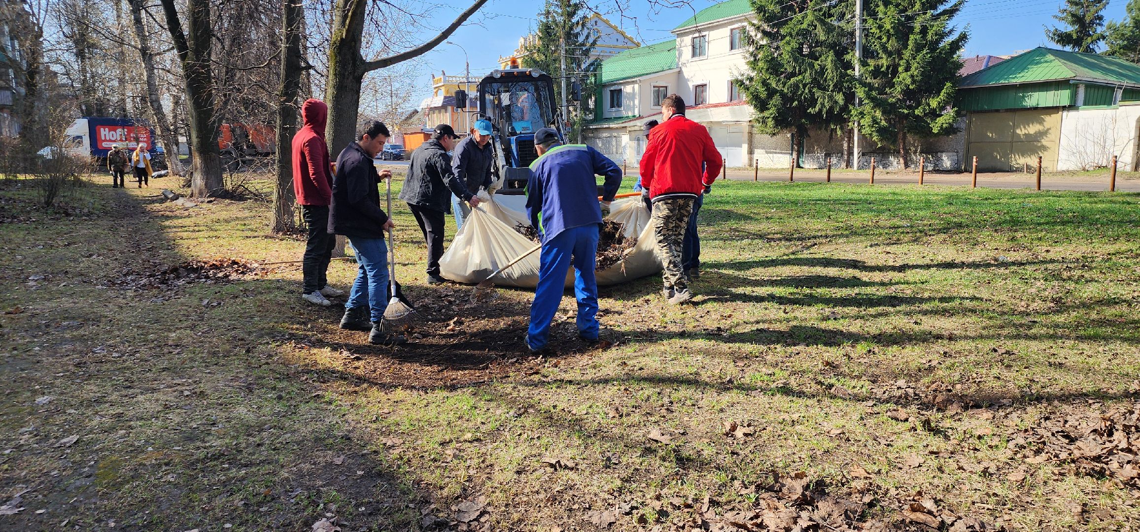 месячник благоустройства, уборка улиц, Домодедово,