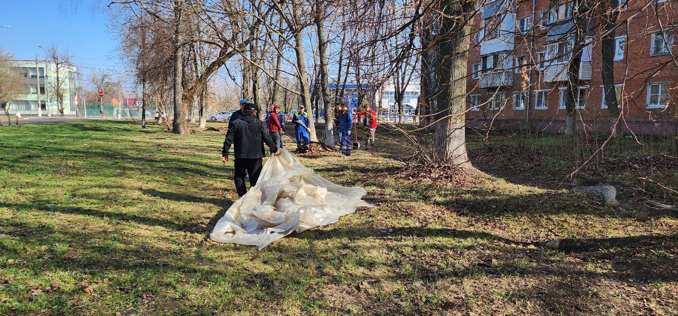 месячник благоустройства, уборка улиц, Домодедово,