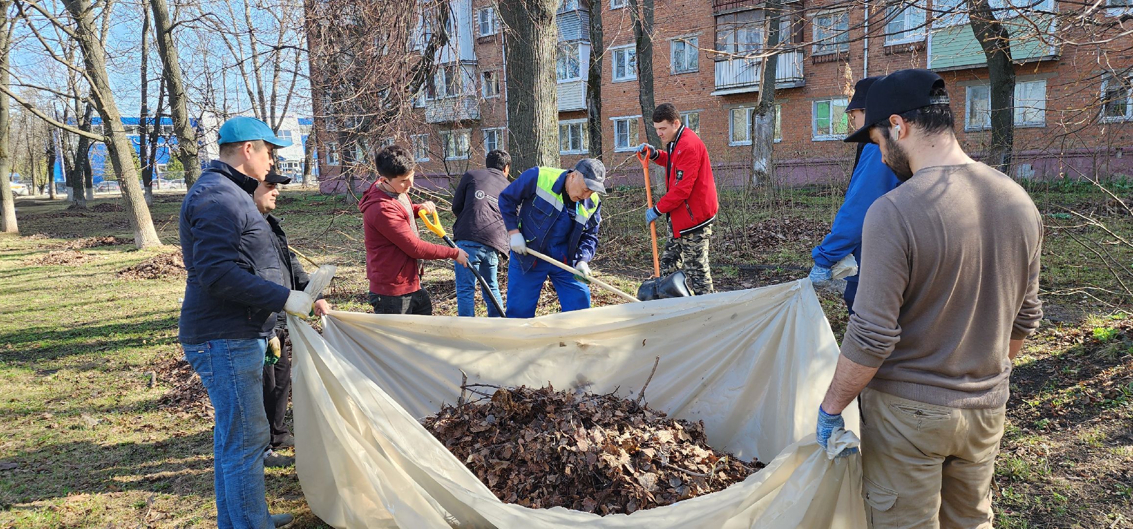 месячник благоустройства, уборка улиц, Домодедово,