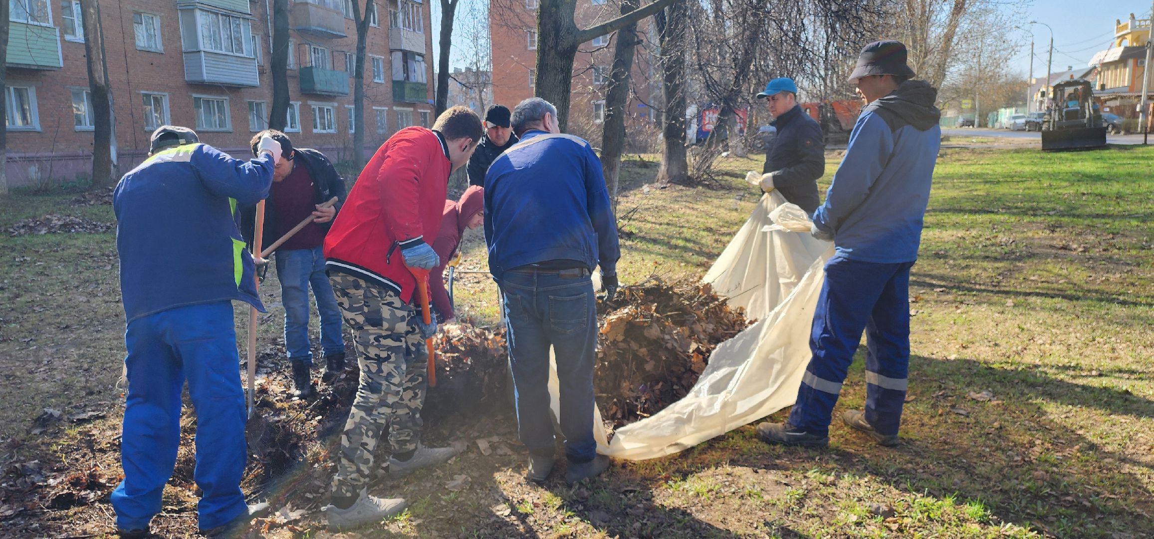 месячник благоустройства, уборка улиц, Домодедово,