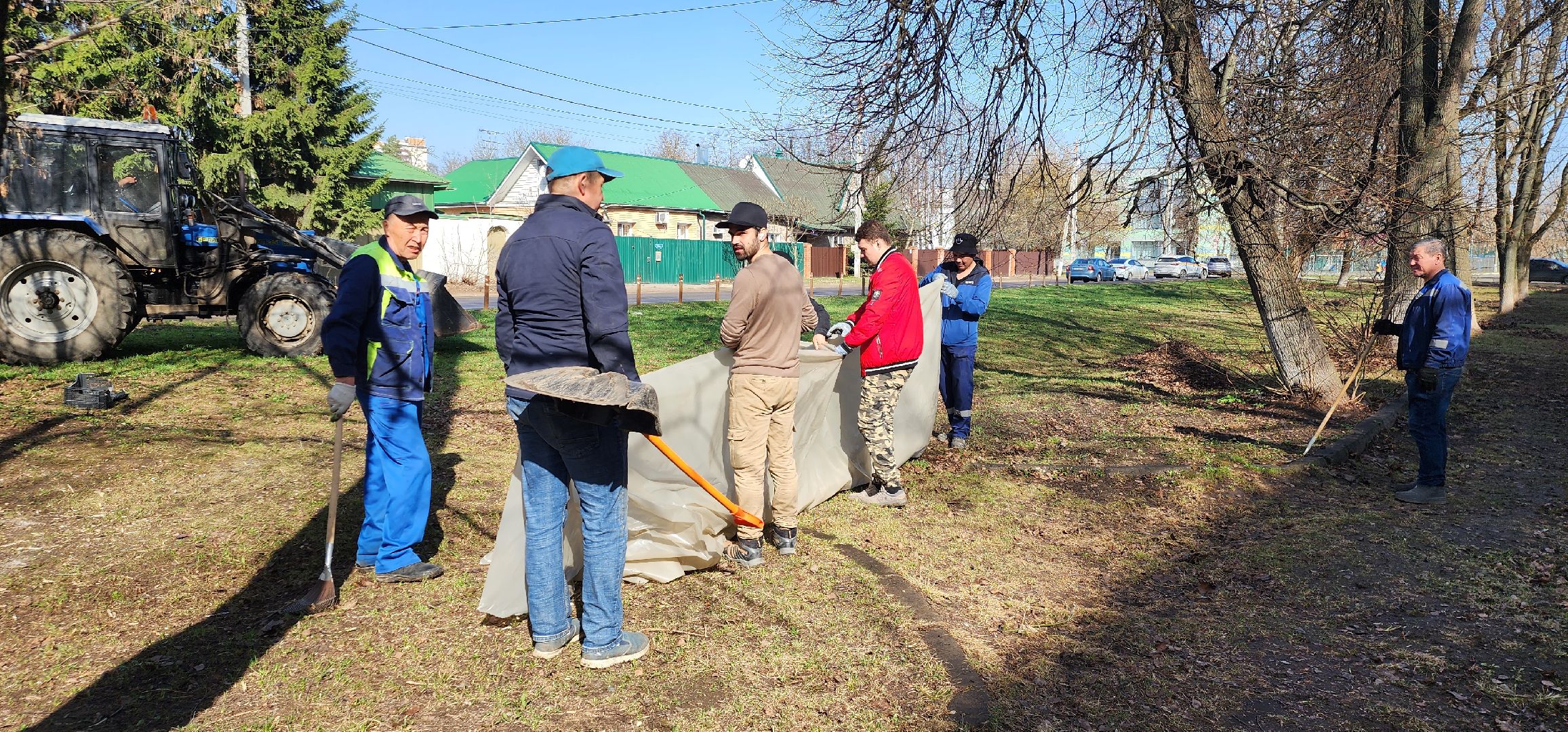 месячник благоустройства, уборка улиц, Домодедово,
