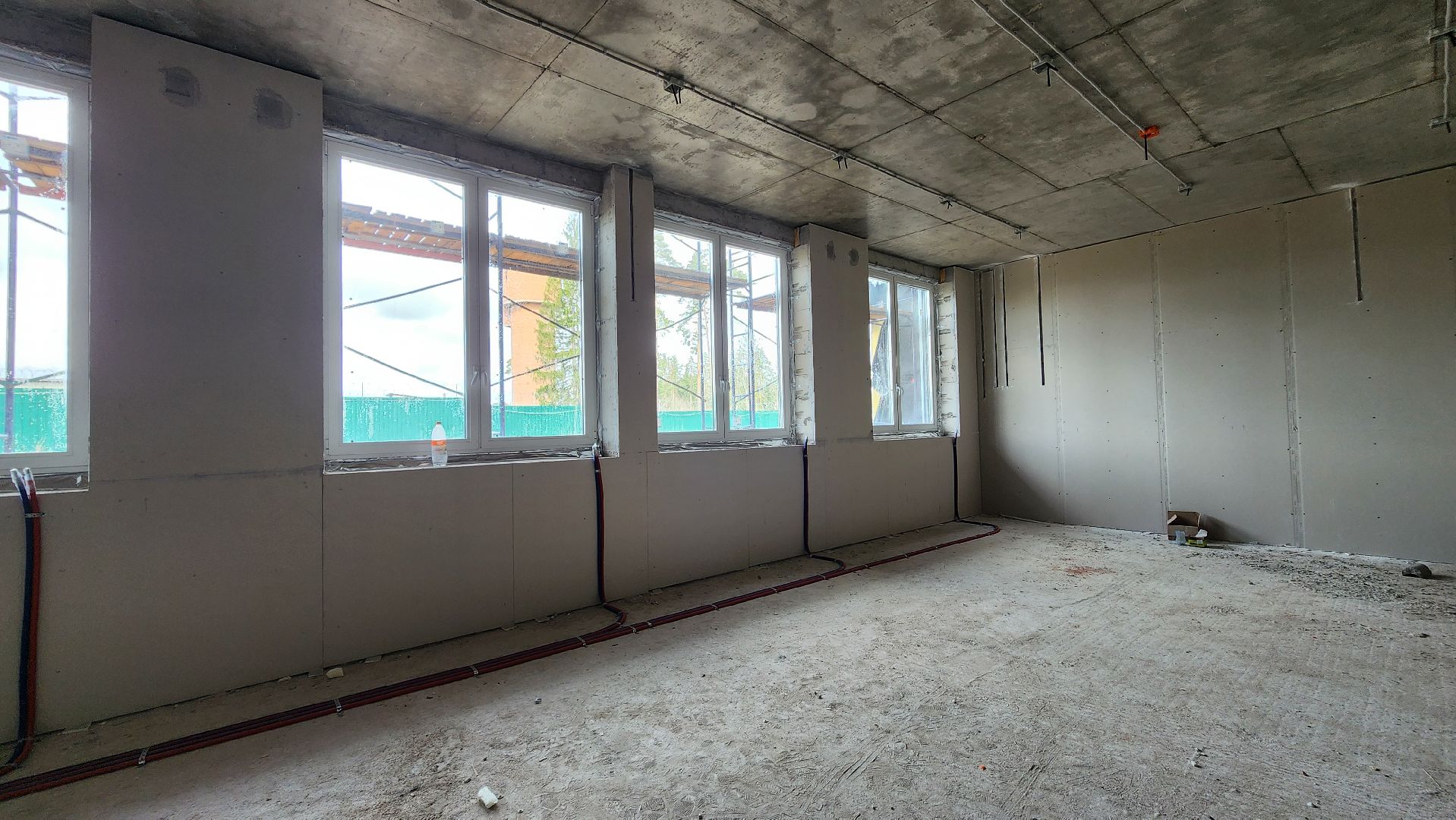 Солнечногорск, Строительство, Поварово, Пристройка к школе,