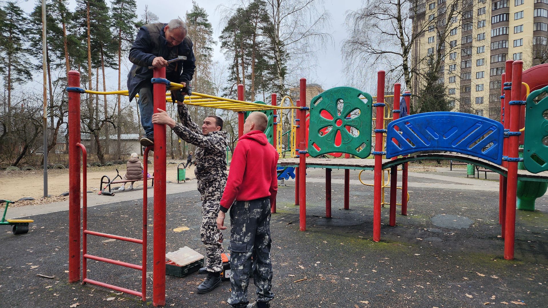 детские площадки, ремонт детских площадок, Лосино-Петровский,
