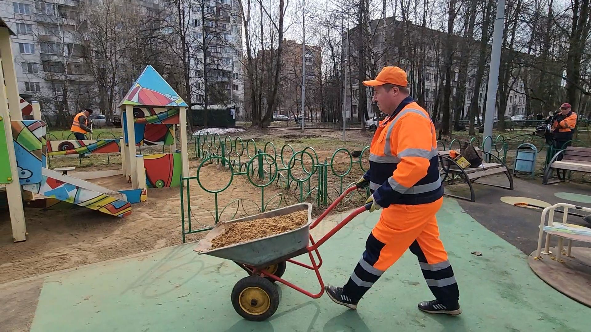 Одинцово, густ, густ мо, детские игровые площадки, ремонтная бригада, мбу,