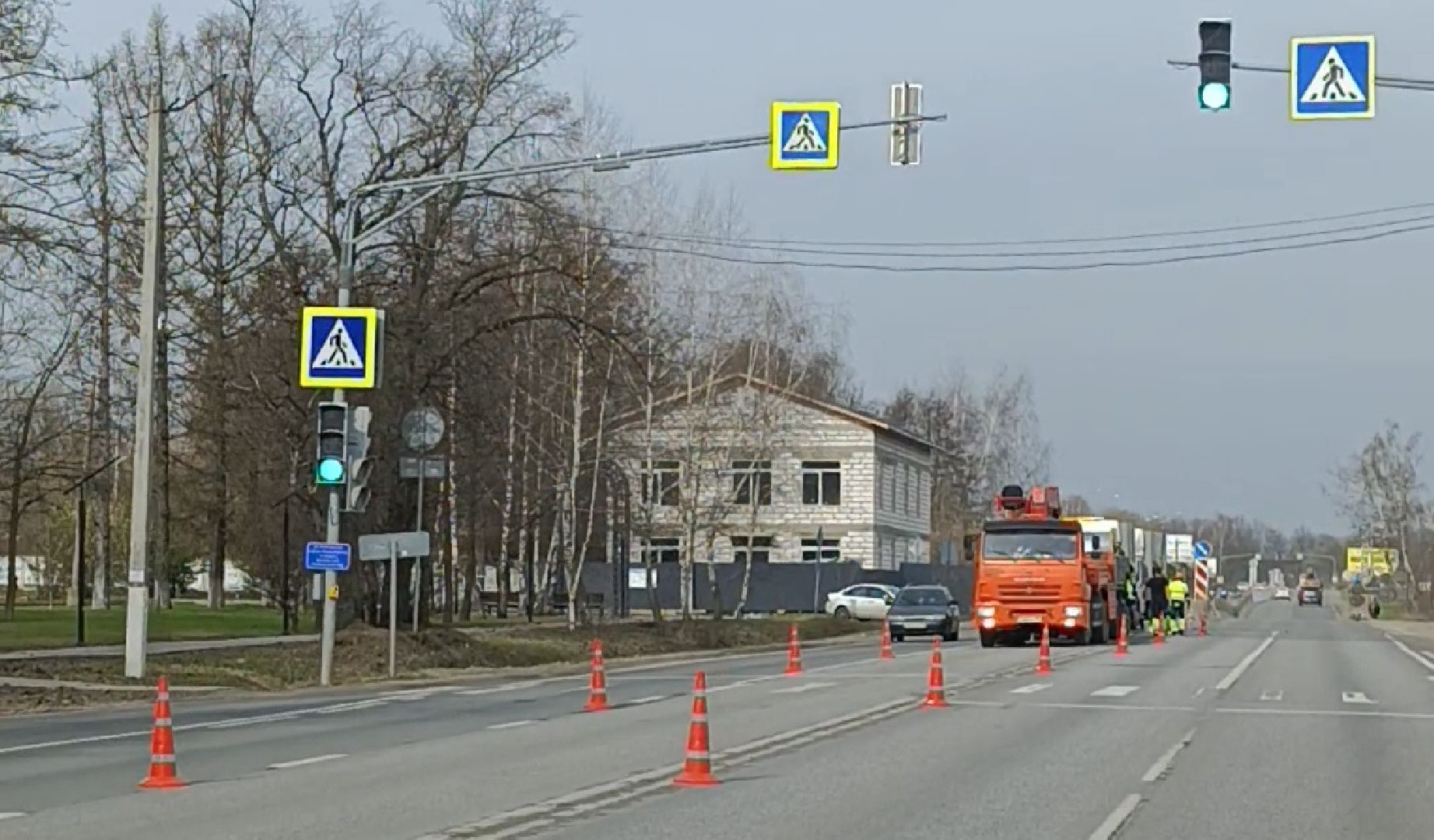 Бронницы, Дороги, Тросовое ограждение, безопасные дороги,