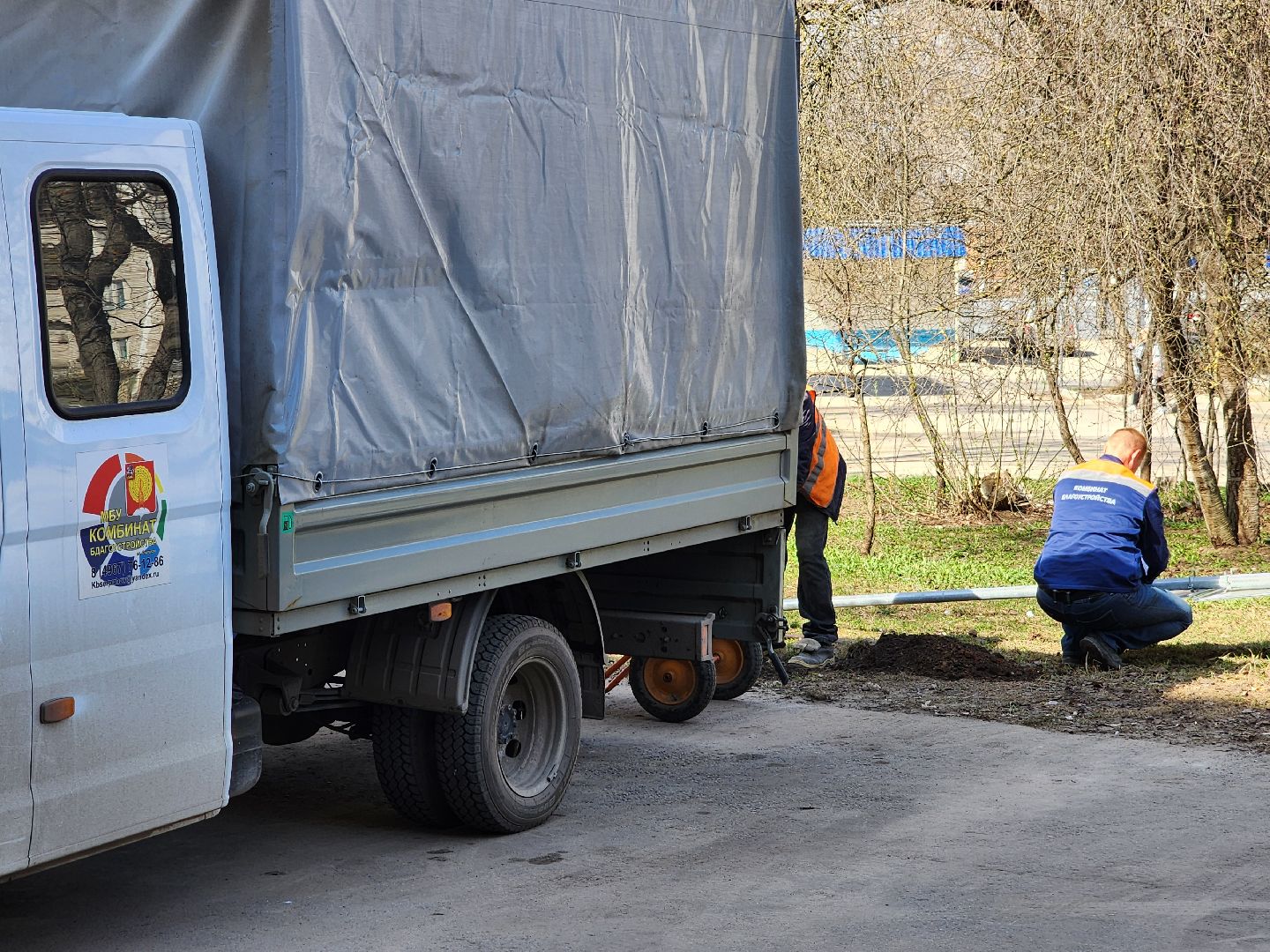 серпухов, улица красный текстильщик, парковка для инвалида, комбинат благоустройства, мкд, транспорт, благоустройство,