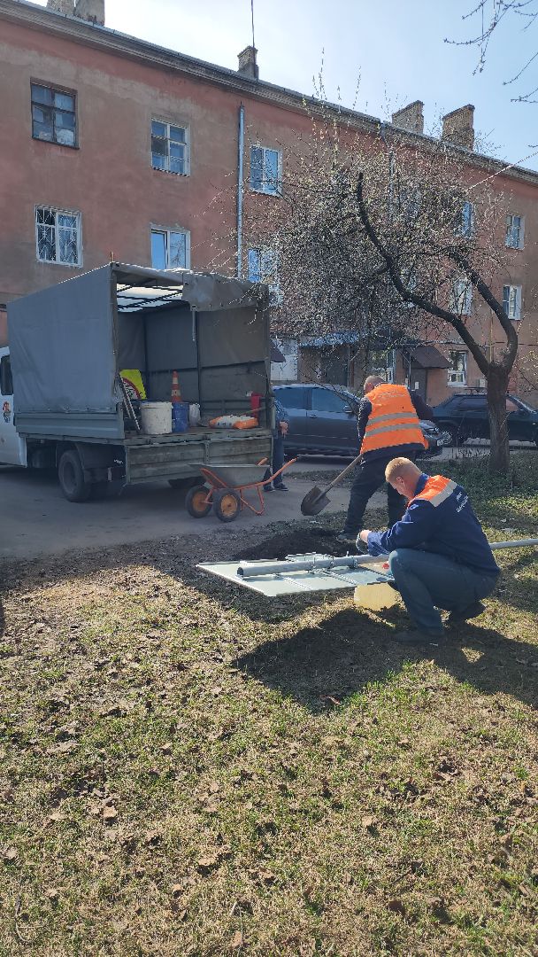 серпухов, улица красный текстильщик, парковка для инвалида, комбинат благоустройства, мкд, транспорт, благоустройство,