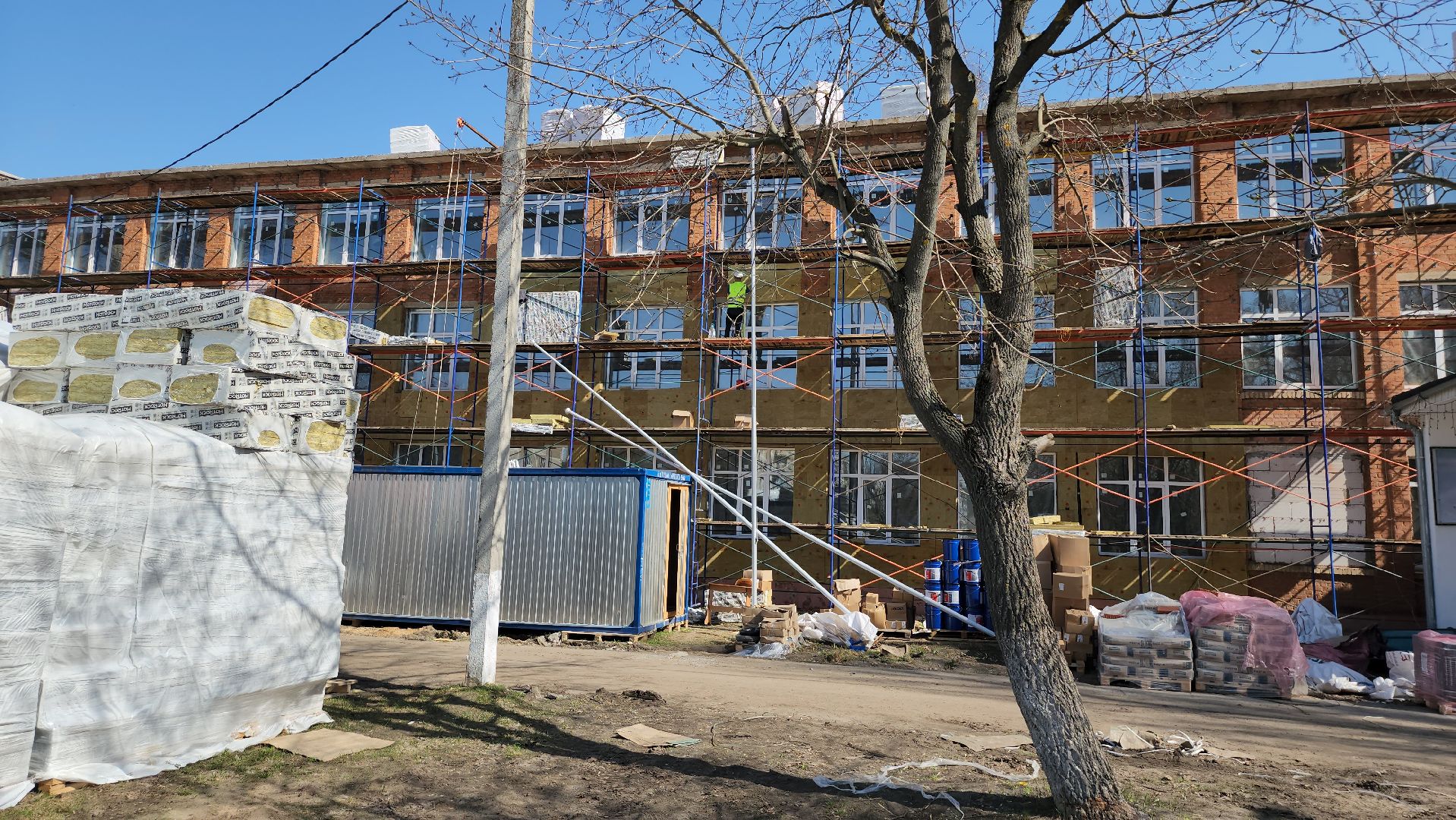 серпухов, школа 16, улица космонавтов, капитальный ремонт, образование, фасады,