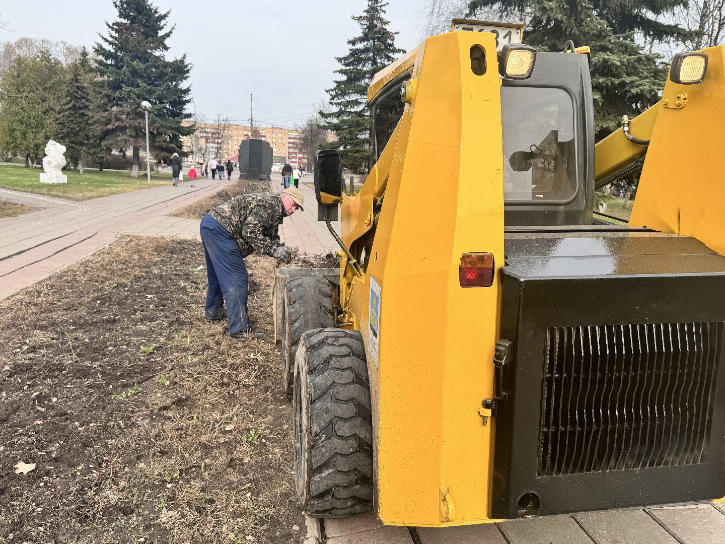 Солнечногорск, Благоустройство, Месячник чистоты, советская площадь, коммунальная служба,