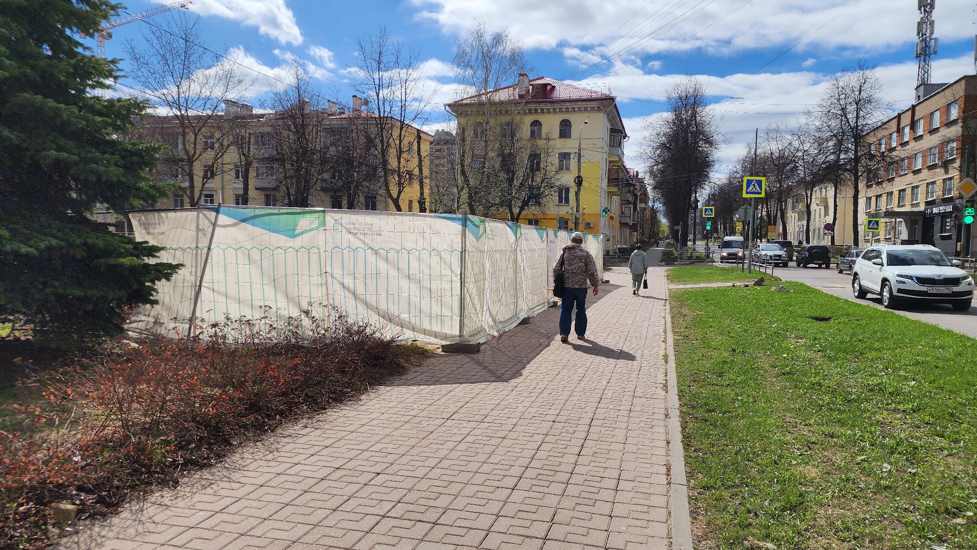 ступино, бульвар победы, городская среда,