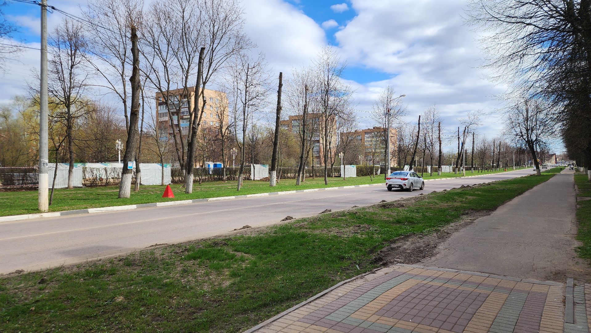 ступино, бульвар победы, городская среда,