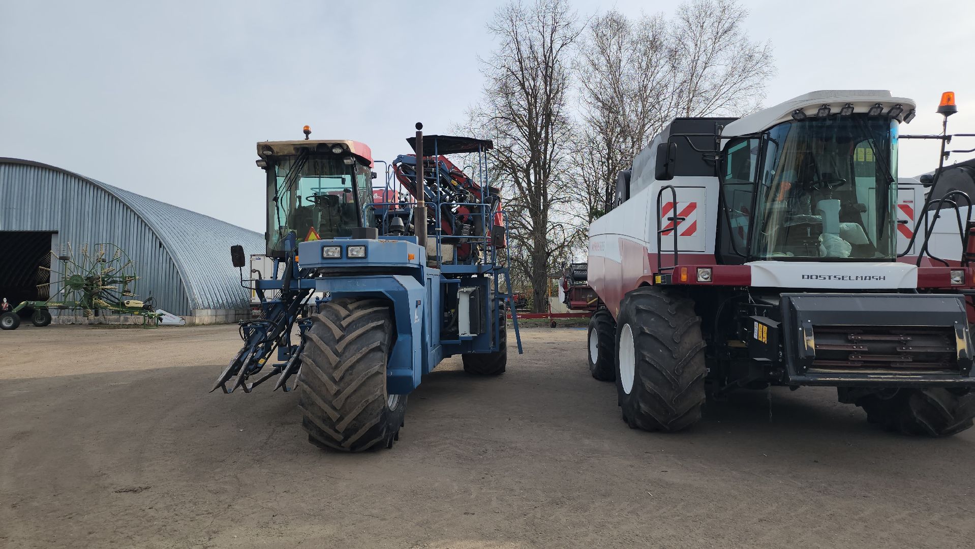 сельское хозяйство, серпухов, ао дашковка, сельхозтехника, весенний смотр техники, поселок большевик,