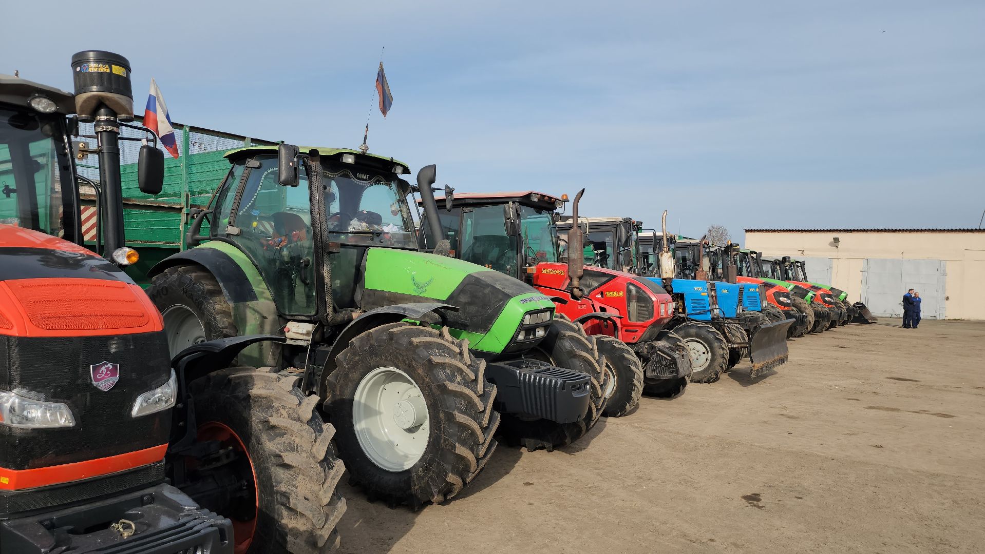 сельское хозяйство, серпухов, ао дашковка, сельхозтехника, весенний смотр техники, поселок большевик,