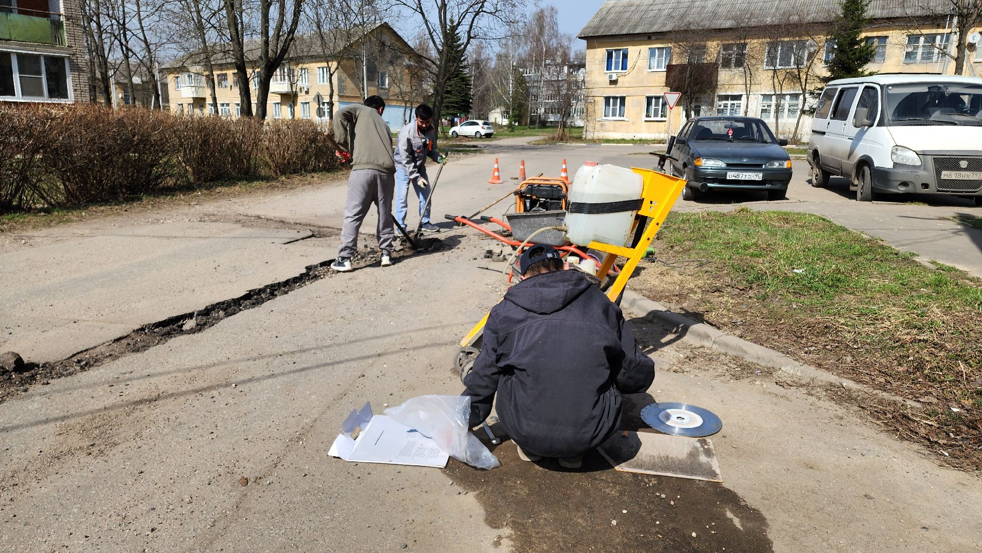 кашира, ремонт, дорожные службы, ямочный ремонт, оцифровка ям, асфальтовое покрытие,